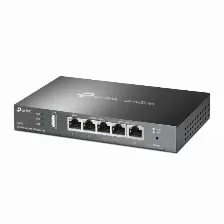 Router Tp-link Er605 Tl-r605 V2, Omada Vpn Gigabit, Balanceo Multi Wan Hasta 3 Puertos, 1 Puerto Usb Para Modem 4g 3g, Chasis Metalico.